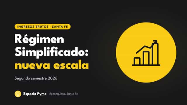 Régimen Simplificado de Ingresos Brutos en Santa Fe: nueva escala del segundo semestre 2026
