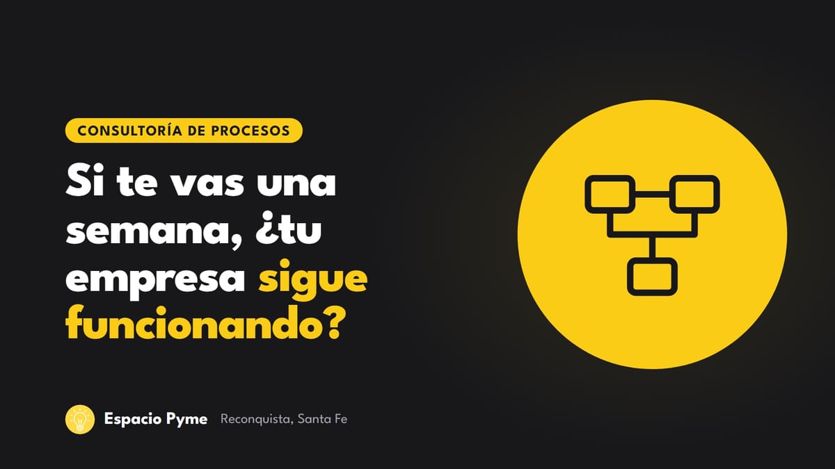 Portada del artículo: Si te vas una semana, ¿tu empresa sigue funcionando? Qué es la consultoría de procesos